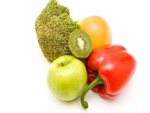 warna-warni sayur dan buah